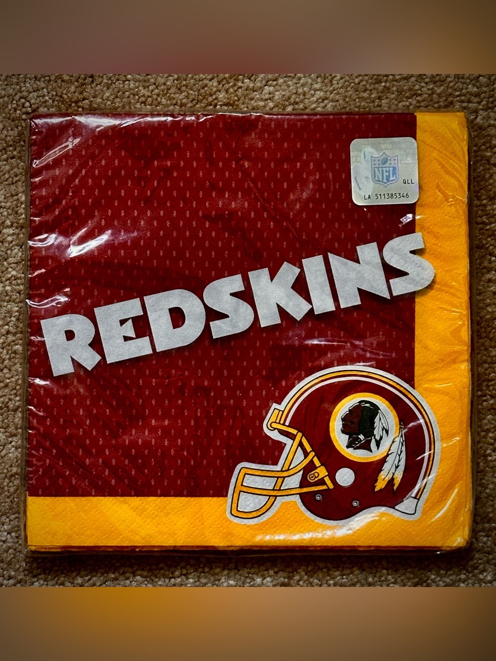 (#219) Washington Redskins DesignWare Paper Napkins - Picture 2 of 6